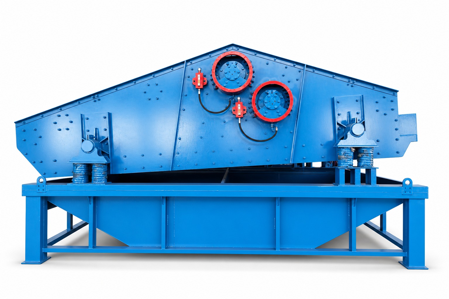 Dewatering screen machine