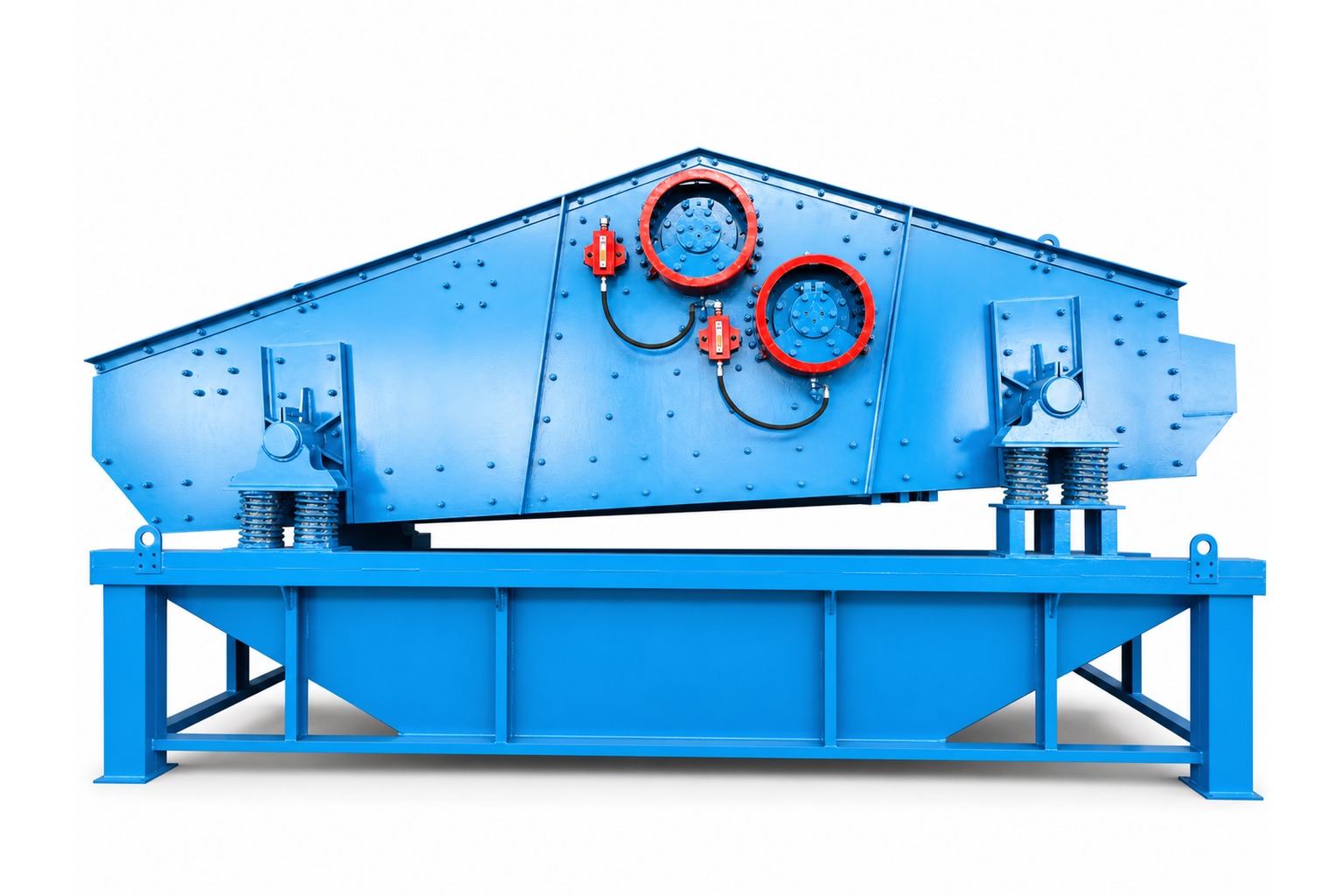 Horizontal thin-oil vibrating screen