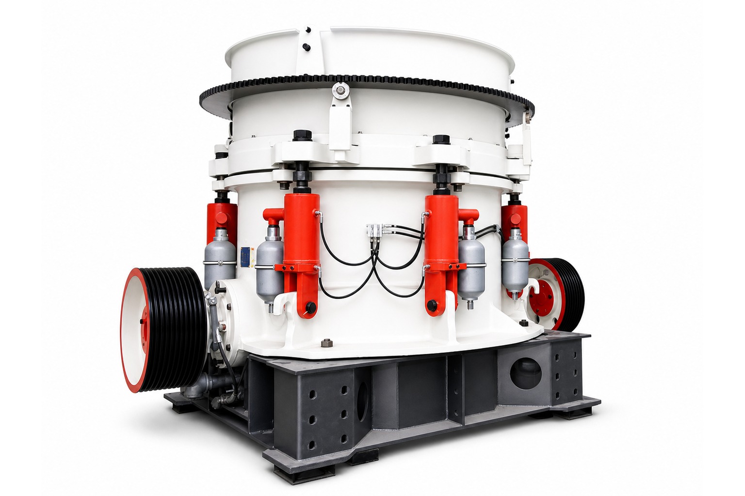 Multi-cylinder hydraulic cone crusher