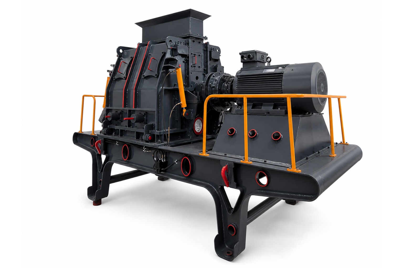 Reversible fine crusher