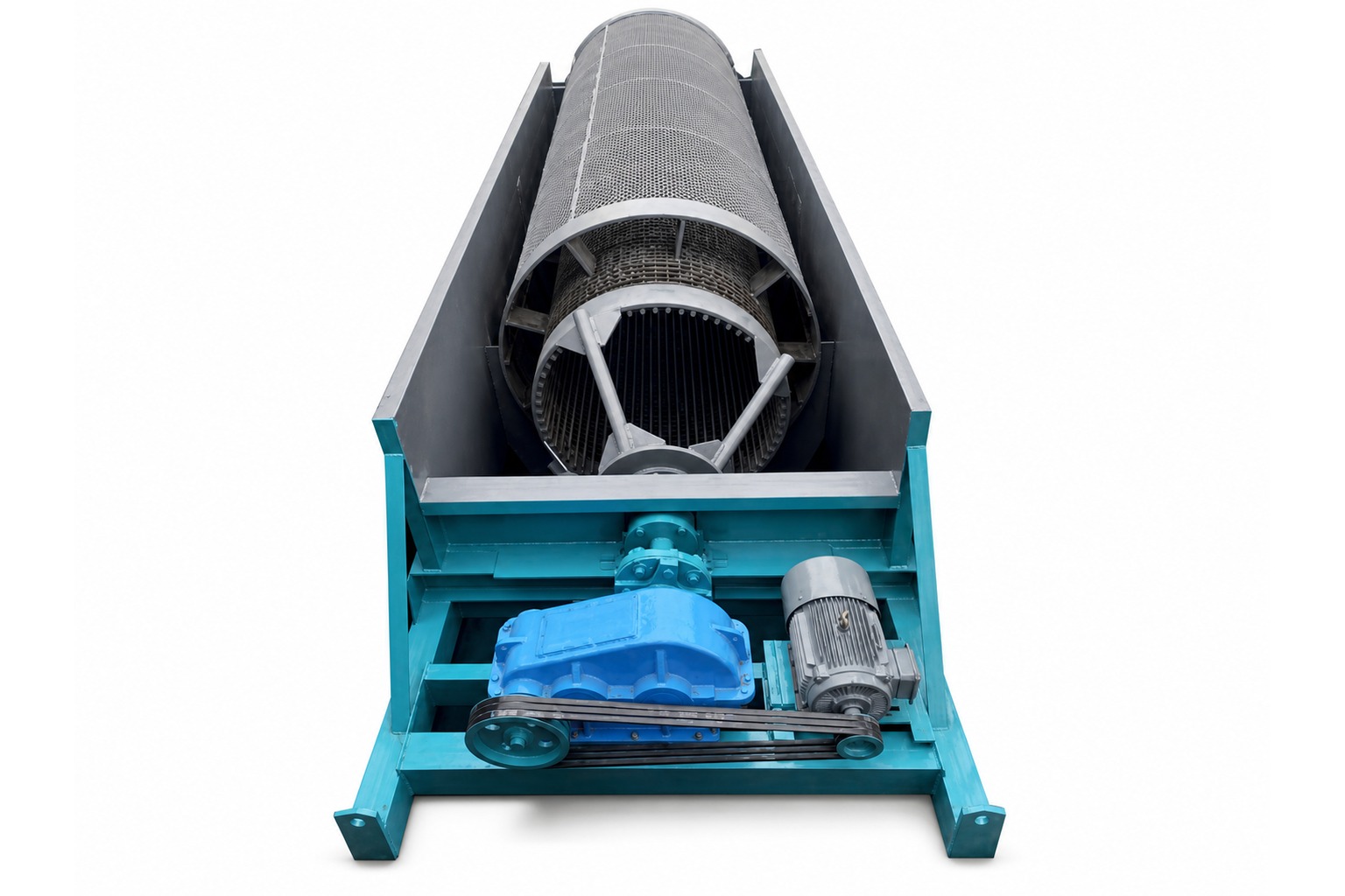 Trommel sand screen machine