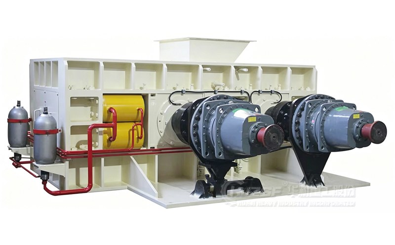Double roller crusher machine
