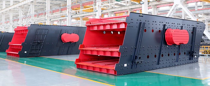 Vibrating screen machine