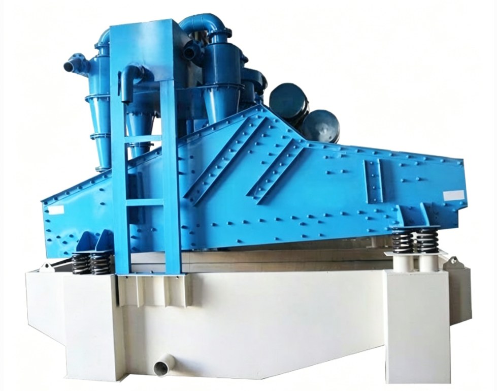 Fine sand recovery machine