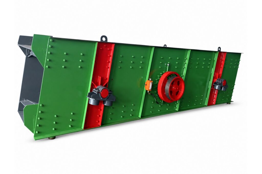 Inclined vibrating screen